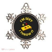 I'm Sexy And I Throw It Cornhole Bean Bag Sacks Corn Hole Premium Ornament thumb 0