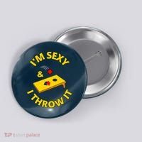 I'm Sexy And I Throw It Cornhole Bean Bag Sacks Corn Hole Premium Button thumb 0