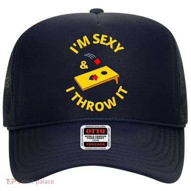 I'm Sexy And I Throw It Cornhole Bean Bag Sacks Corn Hole Premium Hat