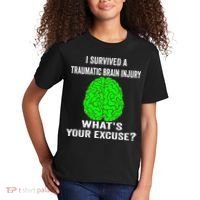 I Survived A Traumatic Brain Injury Whats Your Excuse Kids T-Shirt thumb 2