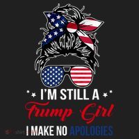 I'm Still A Trump Girl I Make No Apologies Women's Sweatshirt thumb 2