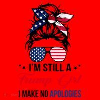 I'm Still A Trump Girl I Make No Apologies Santa Hat thumb 1