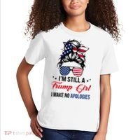 I'm Still A Trump Girl I Make No Apologies Kids T-Shirt thumb 2