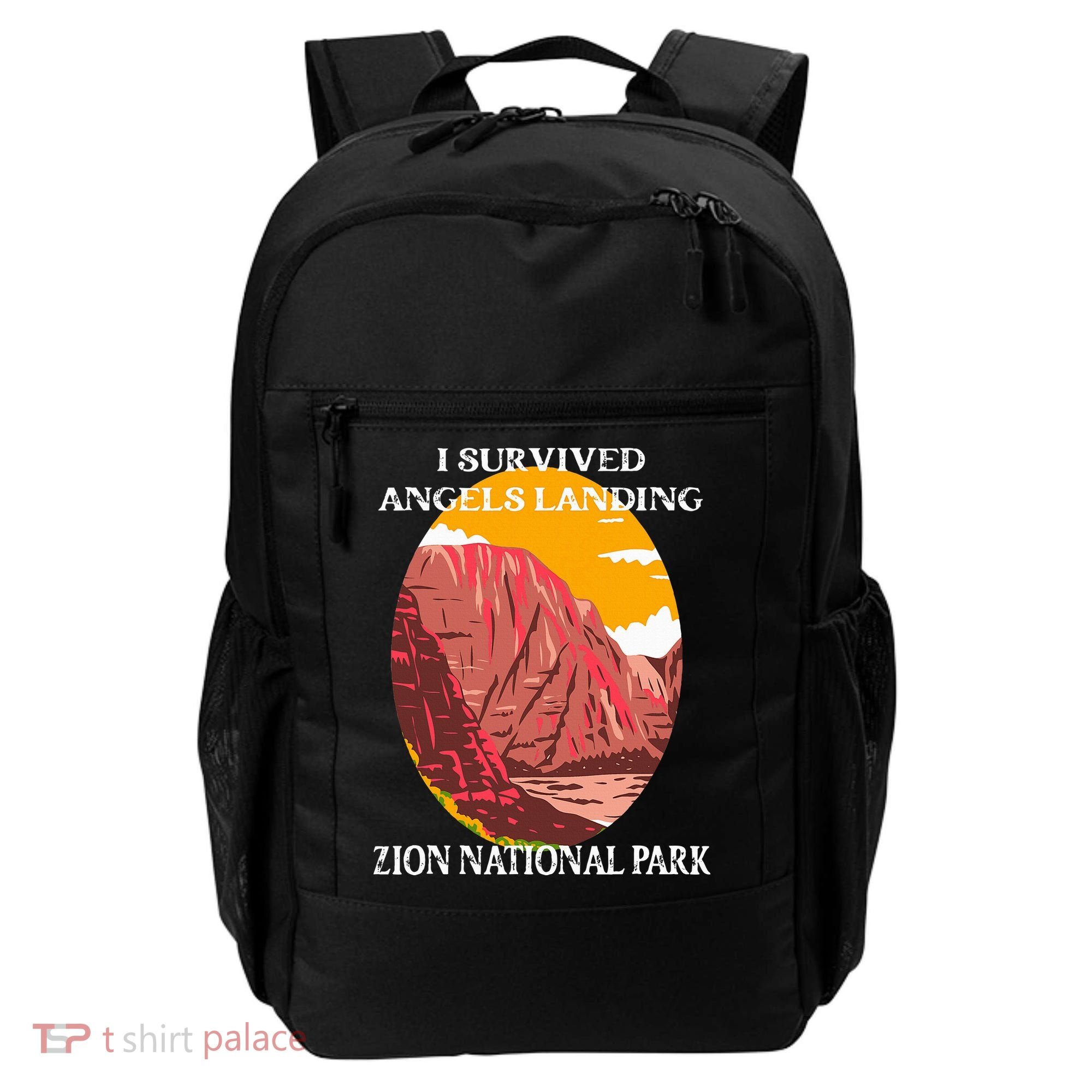 I Survived Angels Landing Hike Zion National Park Utah Backpack