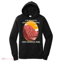 I Survived Angels Landing Hike Zion National Park Utah Women's Hoodie thumb 0