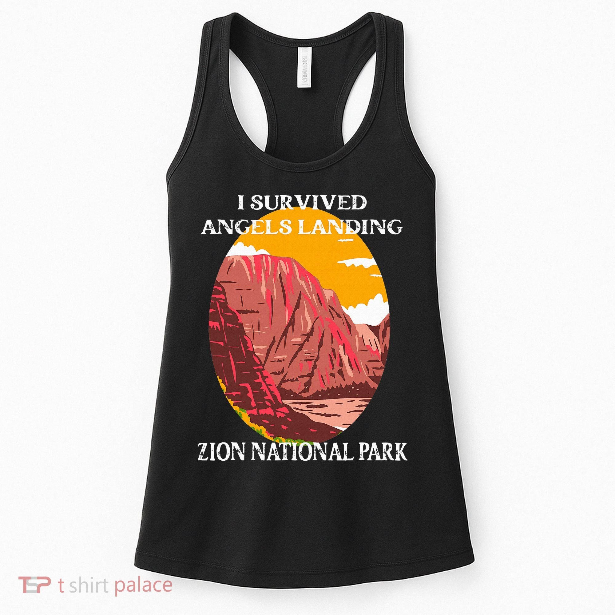 I Survived Angels Landing Hike Zion National Park Utah Women's Tank Top