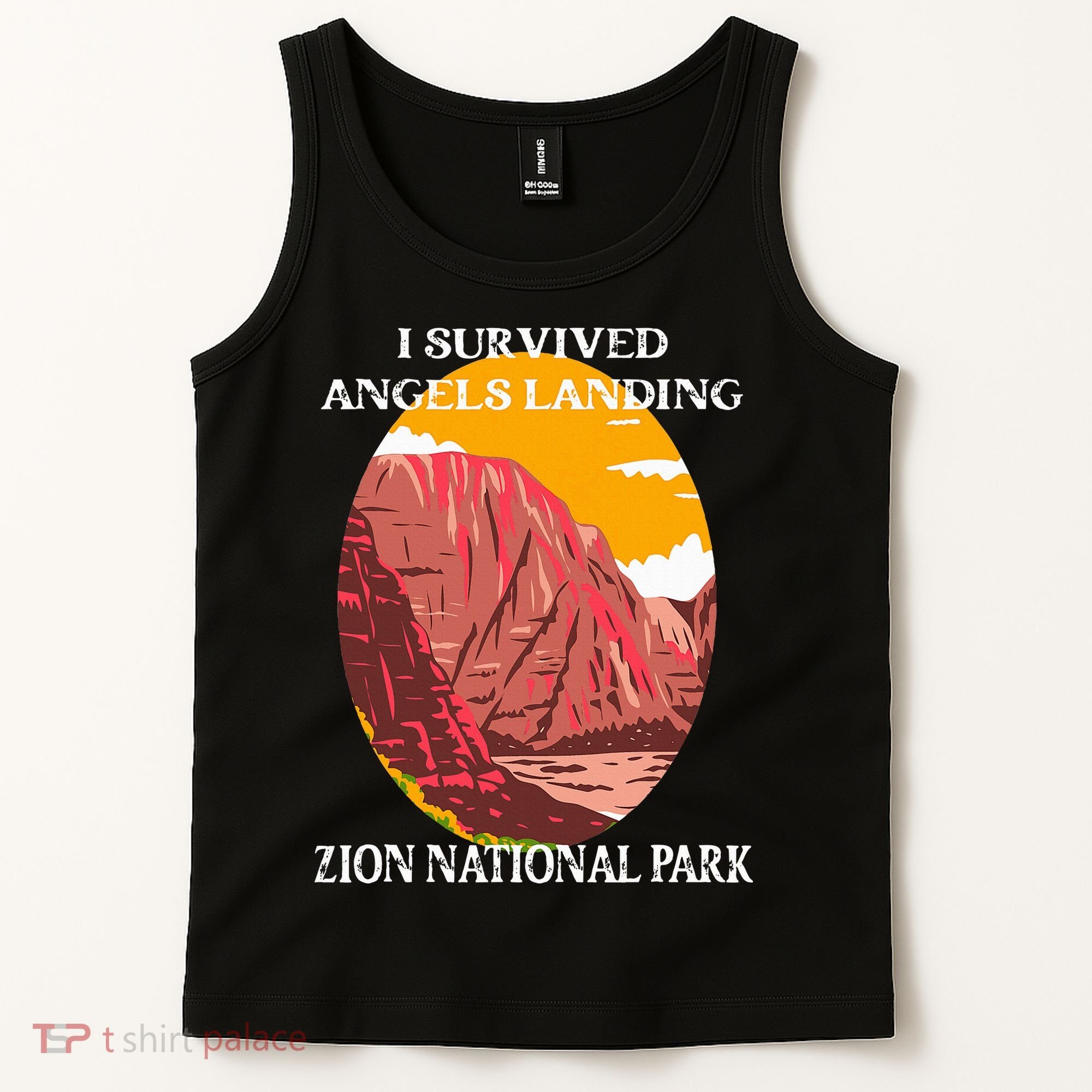 I Survived Angels Landing Hike Zion National Park Utah Tank Top