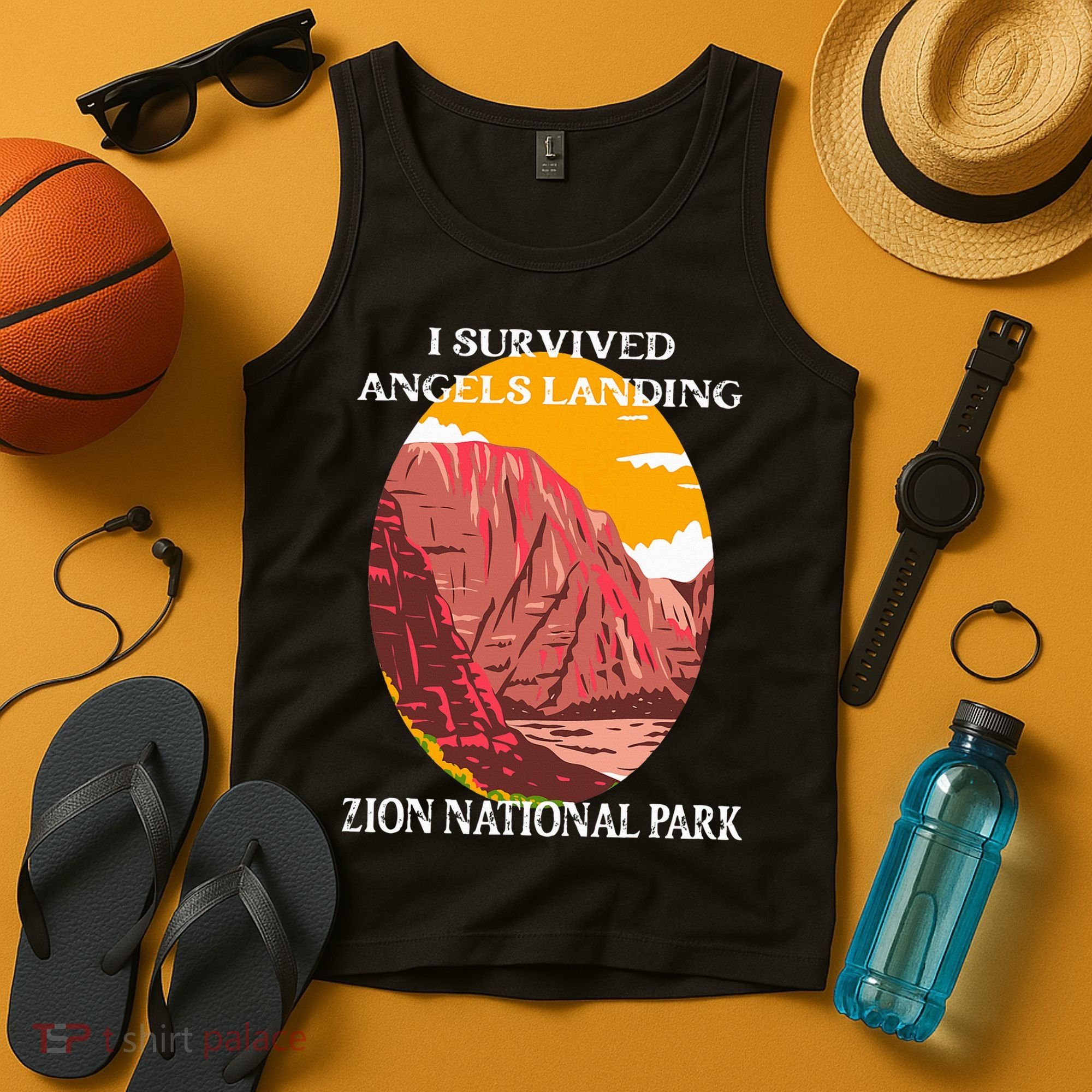 I Survived Angels Landing Hike Zion National Park Utah Tank Top