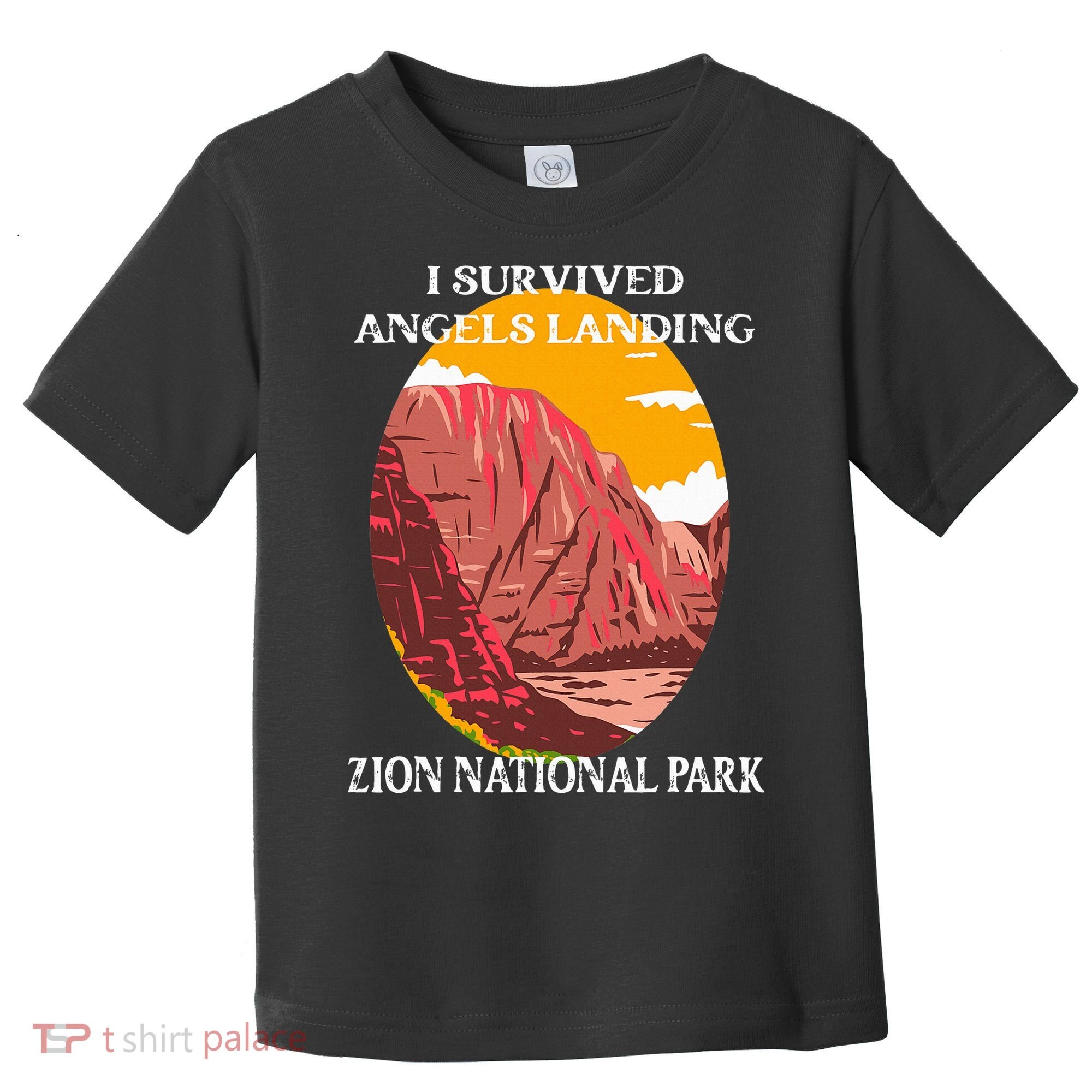 I Survived Angels Landing Hike Zion National Park Utah Toddler T-Shirt