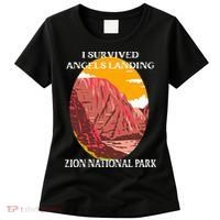 I Survived Angels Landing Hike Zion National Park Utah Women's T-Shirt thumb 0