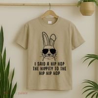 I Said A Hip Hop The Hippity To The Hip Hip Hop Easter T-Shirt thumb 2