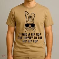 I Said A Hip Hop The Hippity To The Hip Hip Hop Easter T-Shirt thumb 3