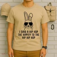 I Said A Hip Hop The Hippity To The Hip Hip Hop Easter T-Shirt thumb 6
