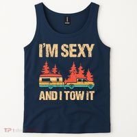 IM Sexy And I Tow It Bigfoot Camp Trees Hike Hiking Camping Tank Top thumb 2