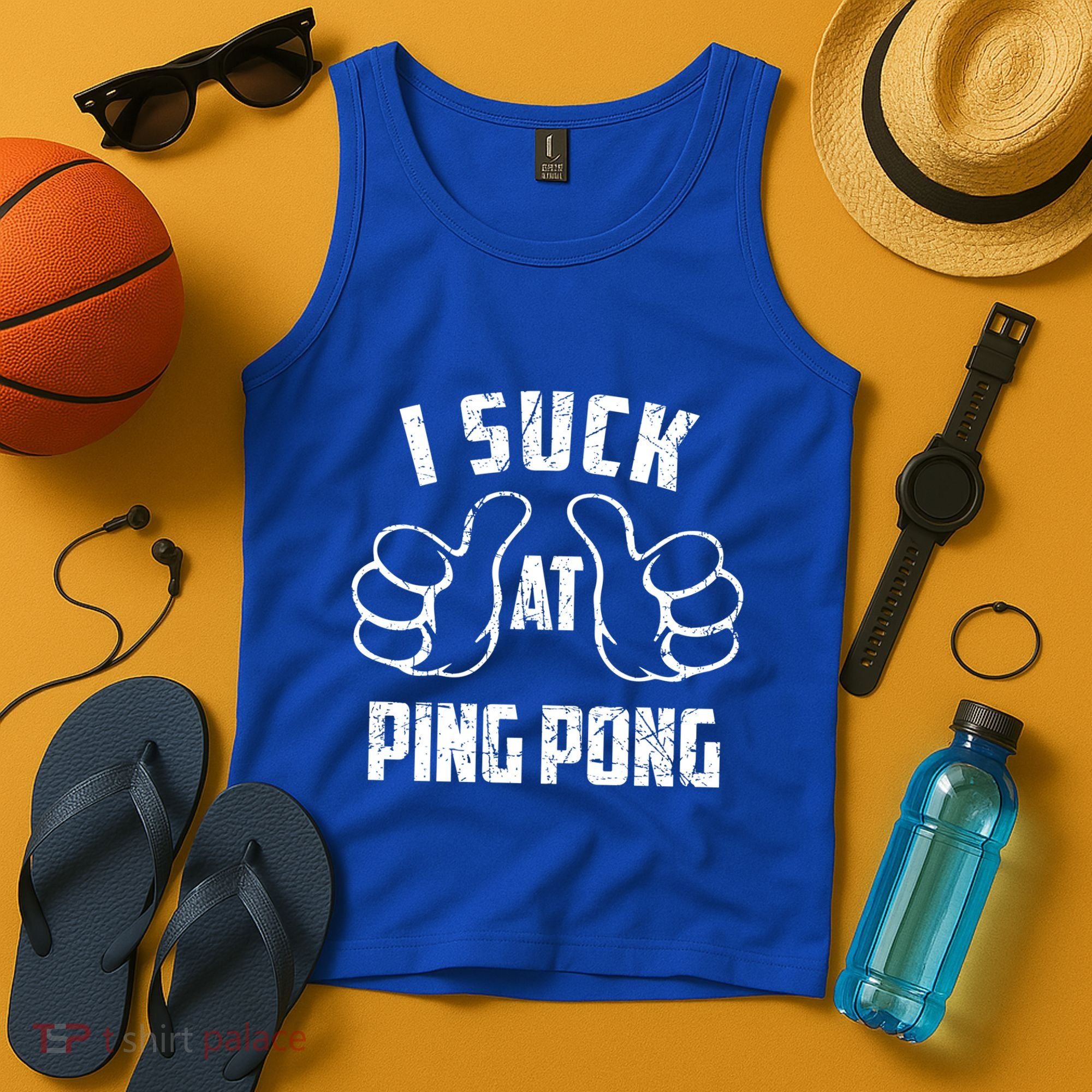 I Suck At Ping Pong Sarcastic Ping Pong Loser Gift Tank Top