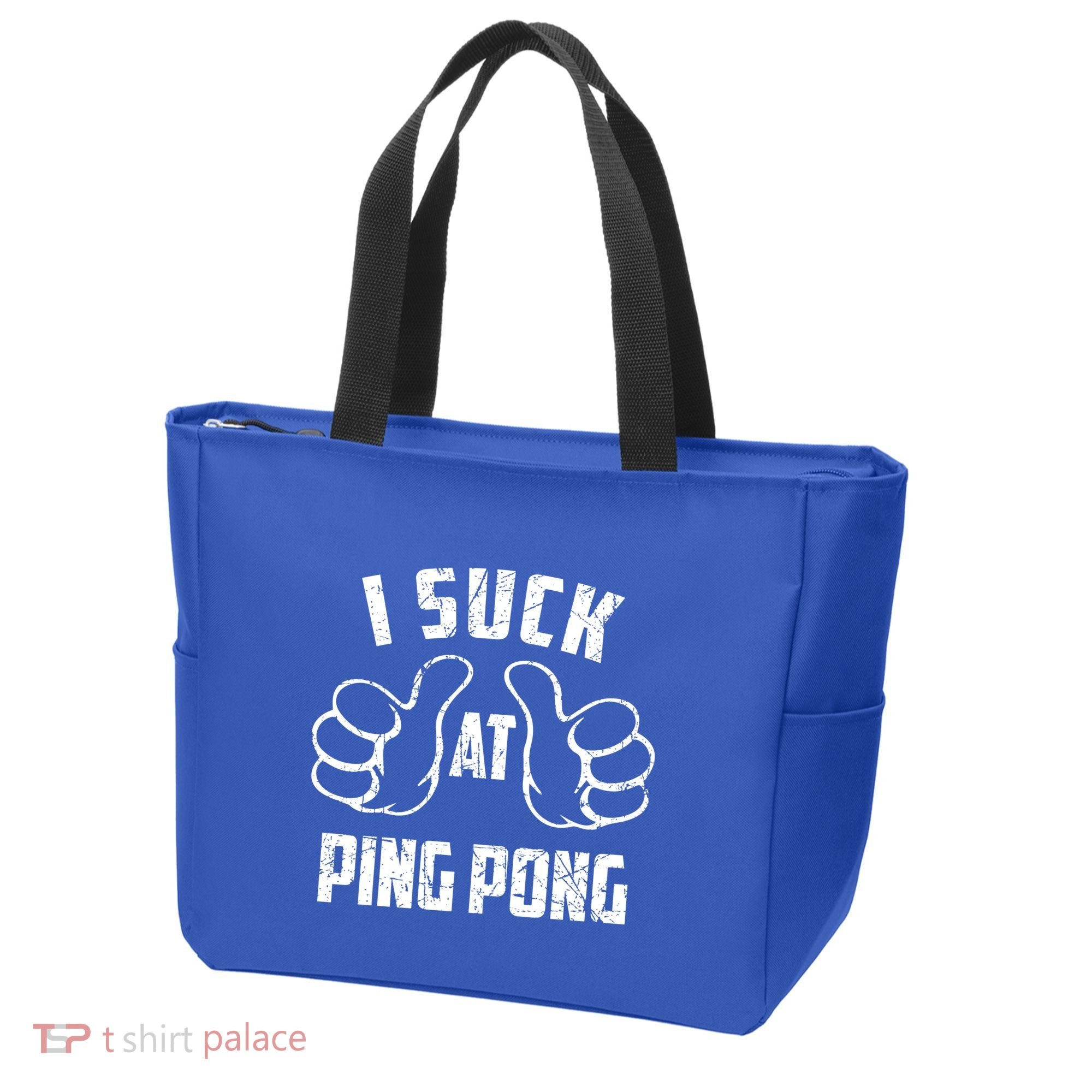 I Suck At Ping Pong Sarcastic Ping Pong Loser Gift Tote Bag