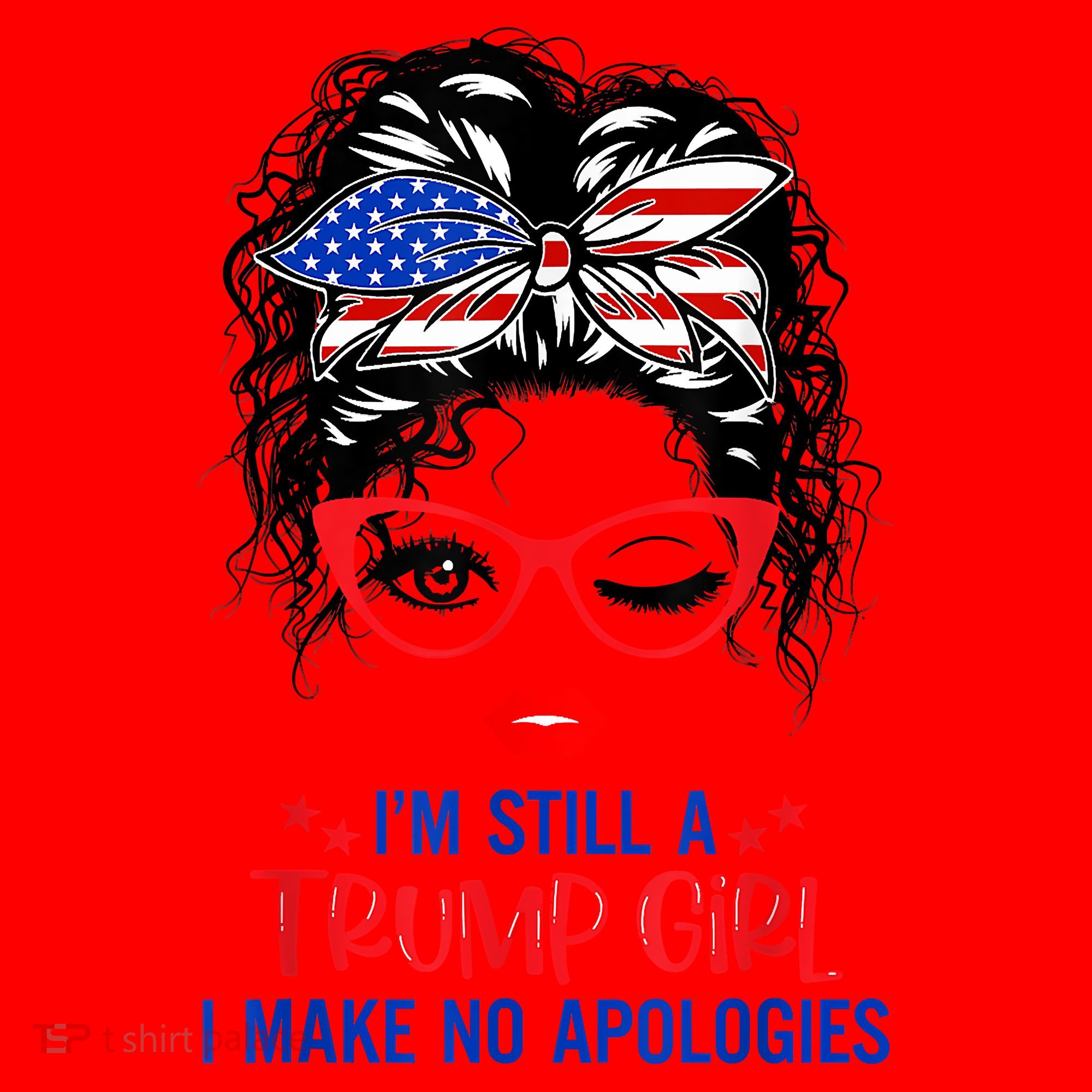 I'm Still A Trump Girl, I Make No Apologies Trump 2024 Santa Hat