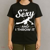 IM Sexy And I Throw It Curling Player Gift T-Shirt thumb 4
