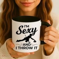 IM Sexy And I Throw It Curling Player Gift Coffee Mug thumb 3