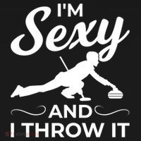 IM Sexy And I Throw It Curling Player Gift Mousepad thumb 1