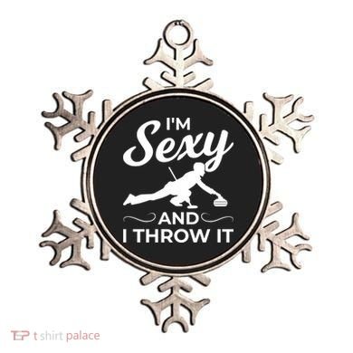 IM Sexy And I Throw It Curling Player Gift Ornament