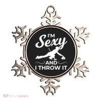 IM Sexy And I Throw It Curling Player Gift Ornament thumb 0