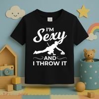 IM Sexy And I Throw It Curling Player Gift Toddler T-Shirt thumb 3