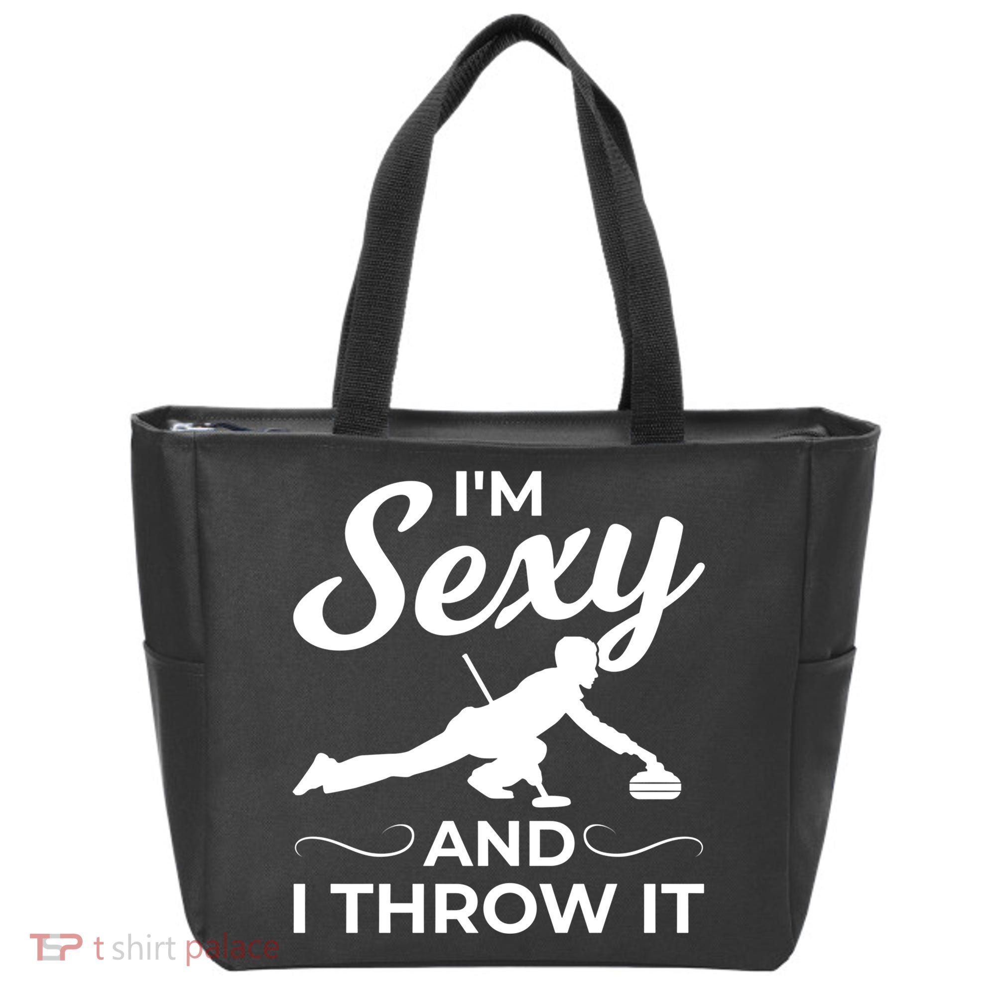 IM Sexy And I Throw It Curling Player Gift Tote Bag