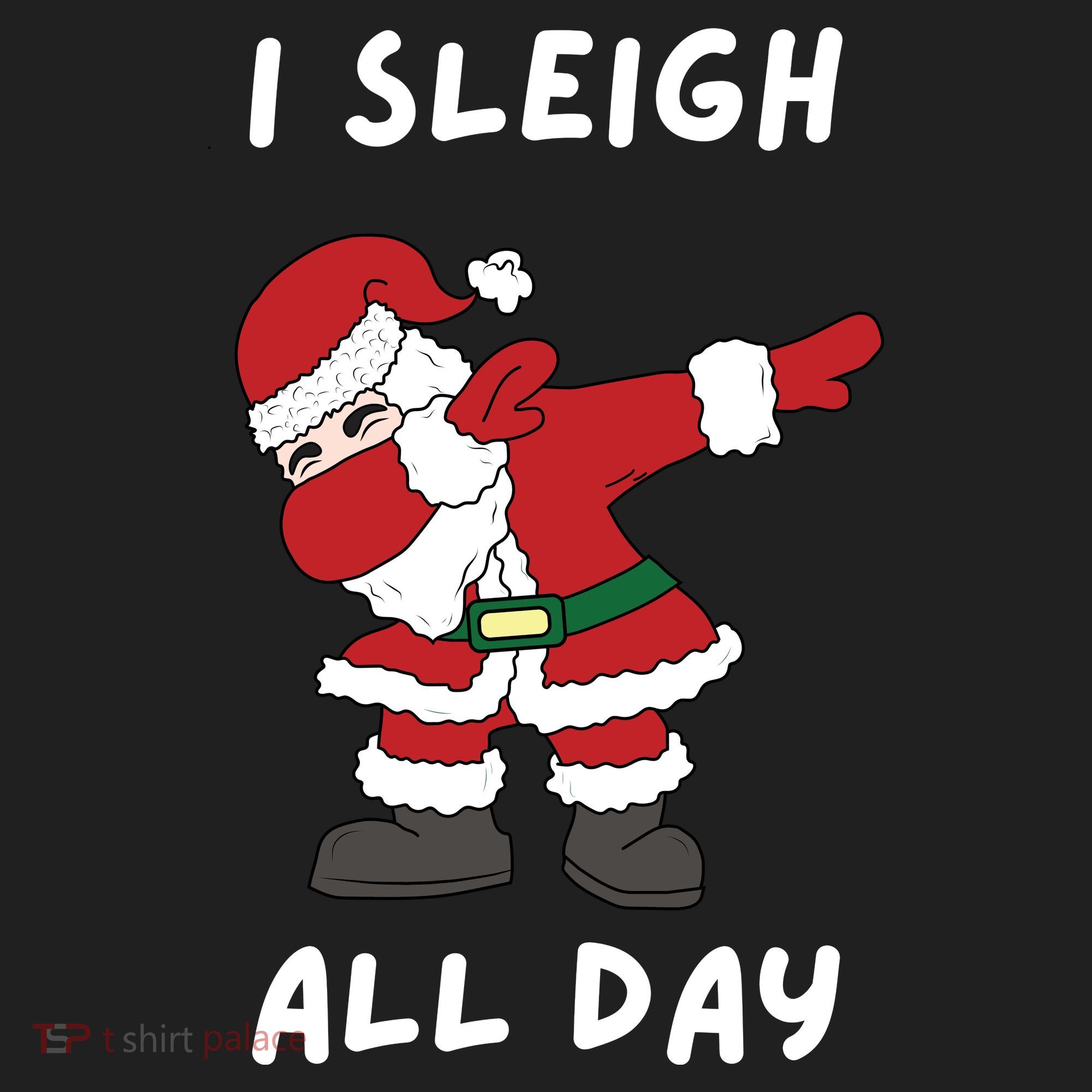 I Sleigh All Day Santa Claus Funny Christmas Women's Sweatshirt