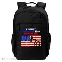 I Support American Oil From American Soil USA Backpack thumb 0