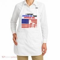 I Support American Oil From American Soil USA Apron thumb 2