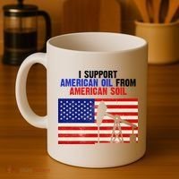 I Support American Oil From American Soil USA Coffee Mug thumb 4