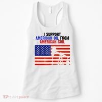 I Support American Oil From American Soil USA Women's Tank Top thumb 0