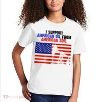 I Support American Oil From American Soil USA Kids T-Shirt thumb 2