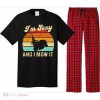 Im Sexy And I Mow It Landscaper Lawn Trimmer Landscaping Pajama Set thumb 0