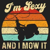 Im Sexy And I Mow It Landscaper Lawn Trimmer Landscaping Hat thumb 2
