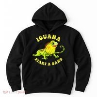 Iguana Start A Band Play On Words Pun Hoodie thumb 0