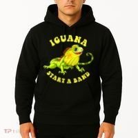 Iguana Start A Band Play On Words Pun Hoodie thumb 2