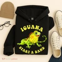 Iguana Start A Band Play On Words Pun Hoodie thumb 4