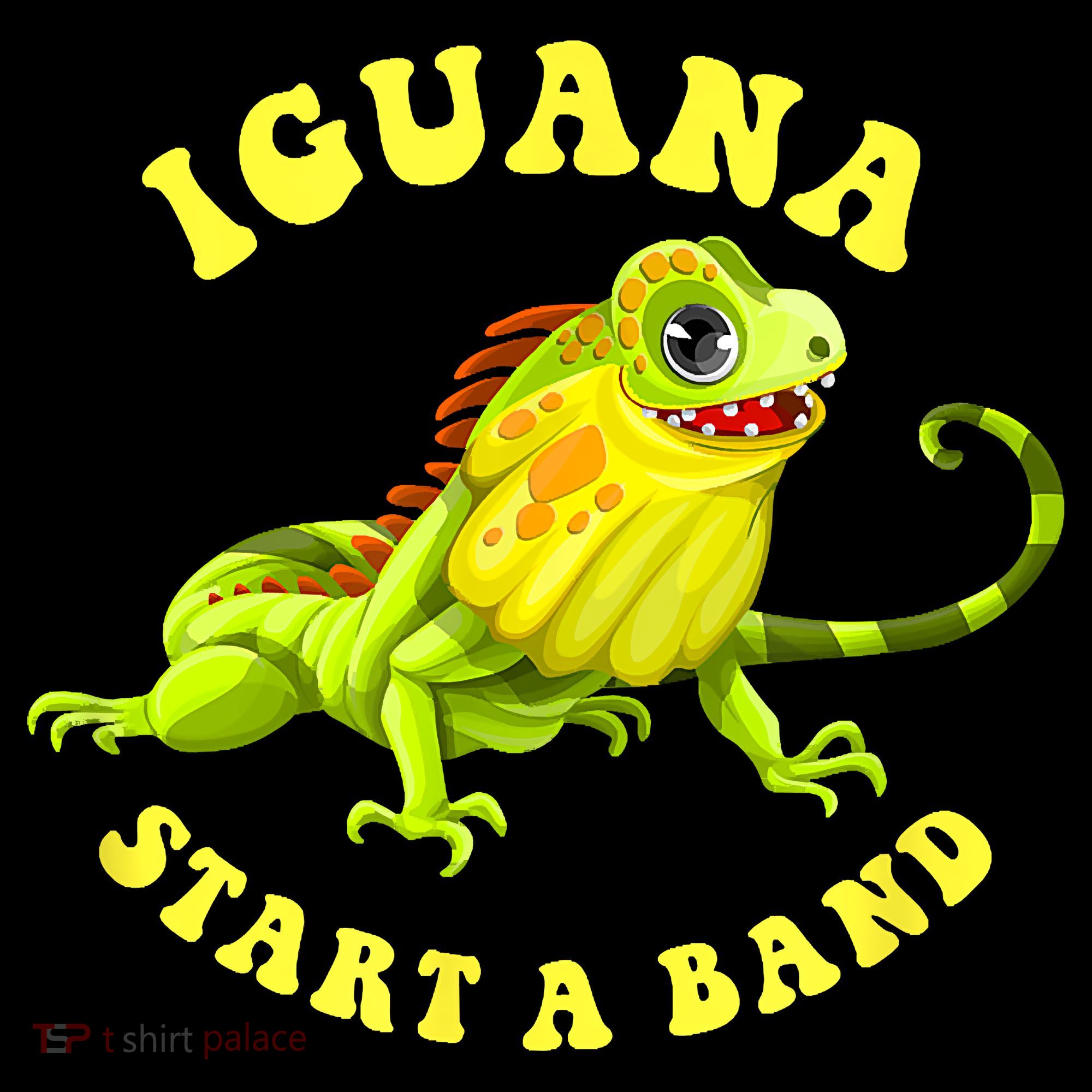 Iguana Start A Band Play On Words Pun Hoodie