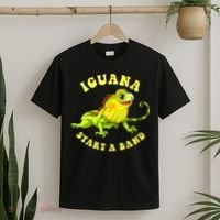 Iguana Start A Band Play On Words Pun T-Shirt thumb 2