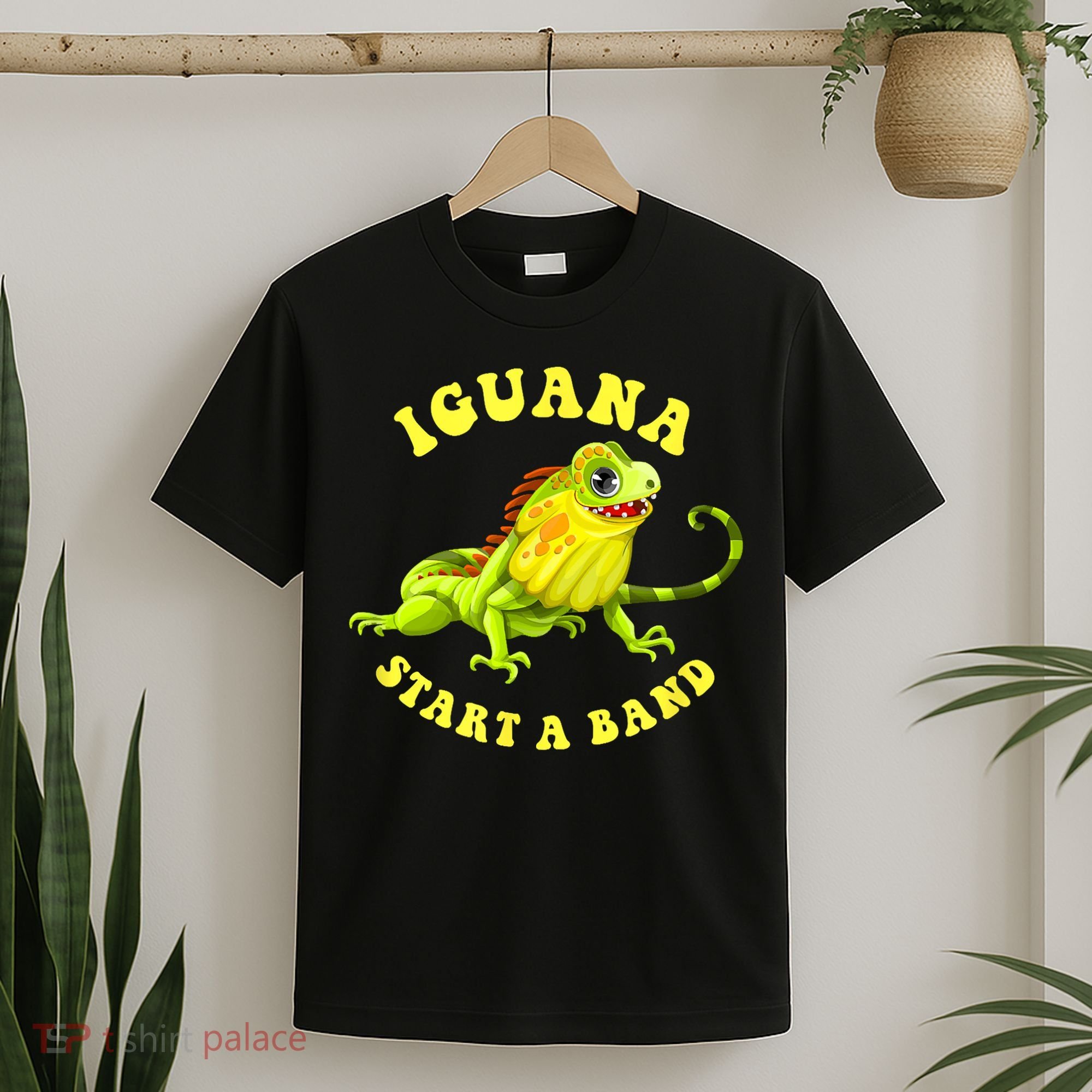 Iguana Start A Band Play On Words Pun T-Shirt