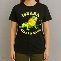 Iguana Start A Band Play On Words Pun T-Shirt thumb 4