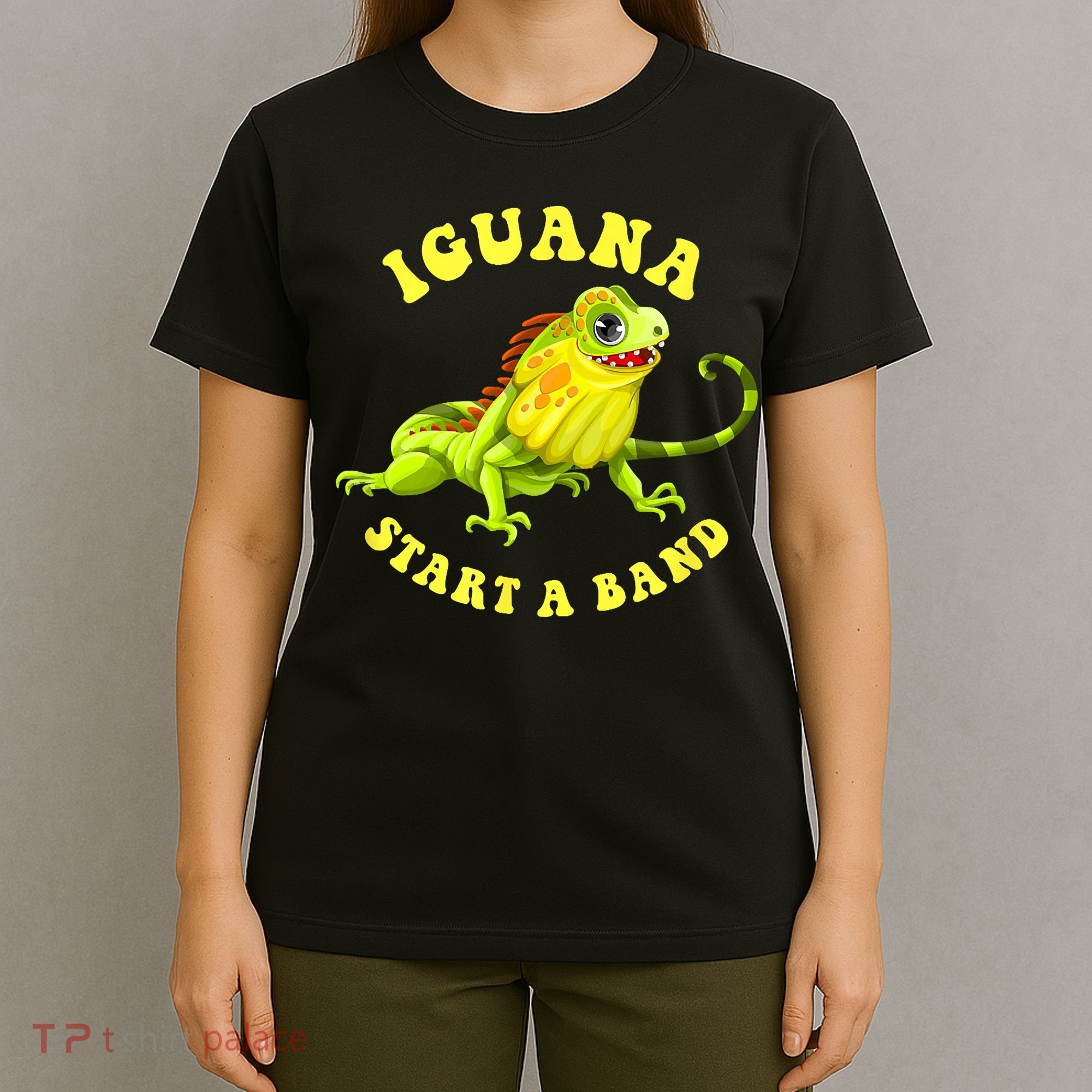Iguana Start A Band Play On Words Pun T-Shirt