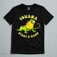 Iguana Start A Band Play On Words Pun T-Shirt thumb 5