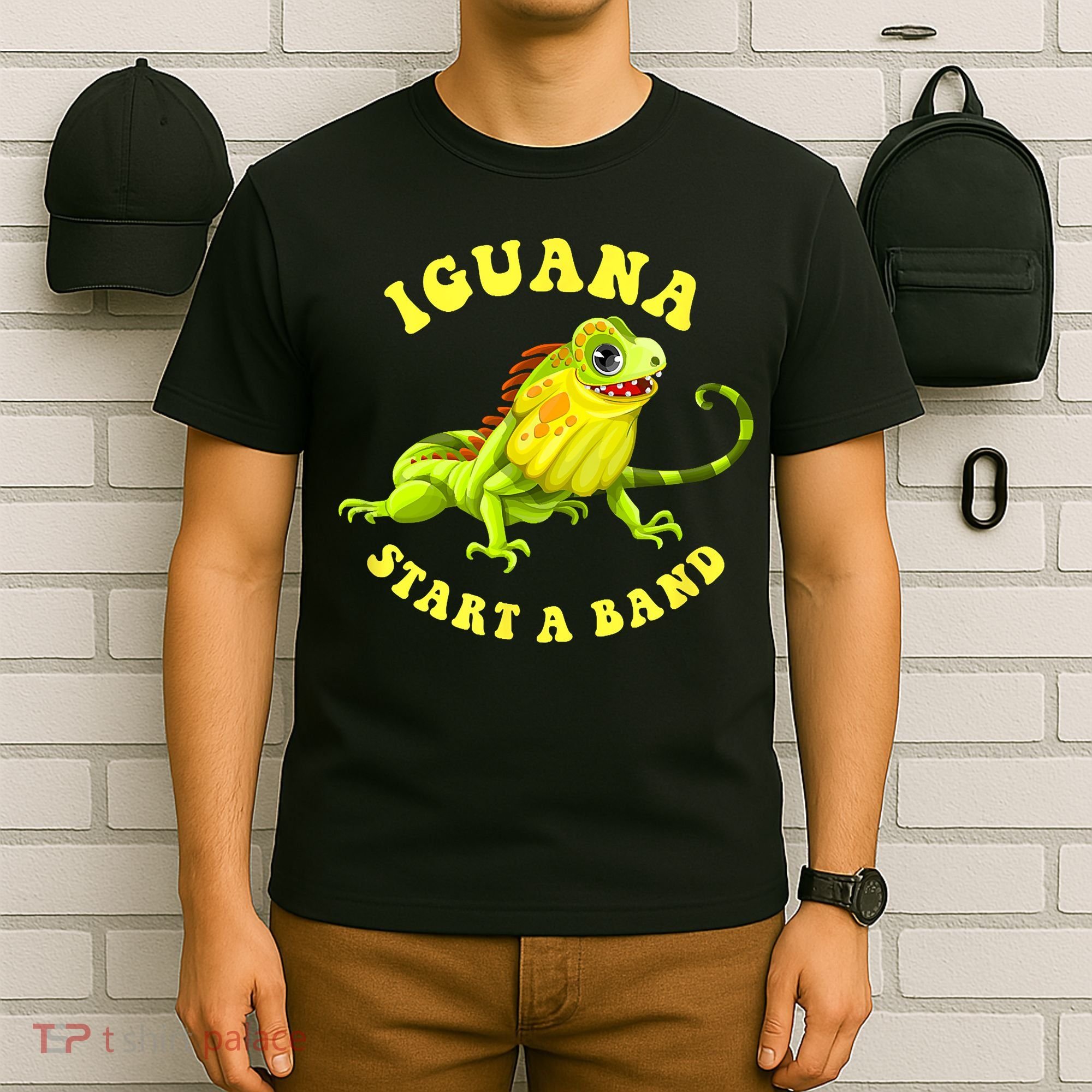 Iguana Start A Band Play On Words Pun T-Shirt