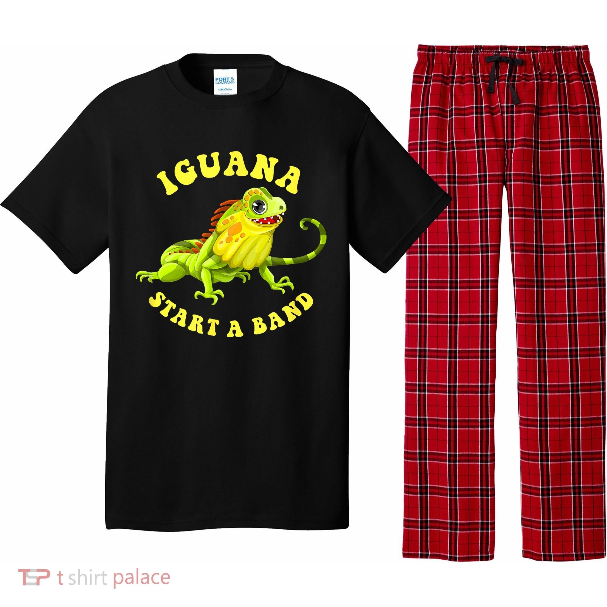 Iguana Start A Band Play On Words Pun Pajama Set