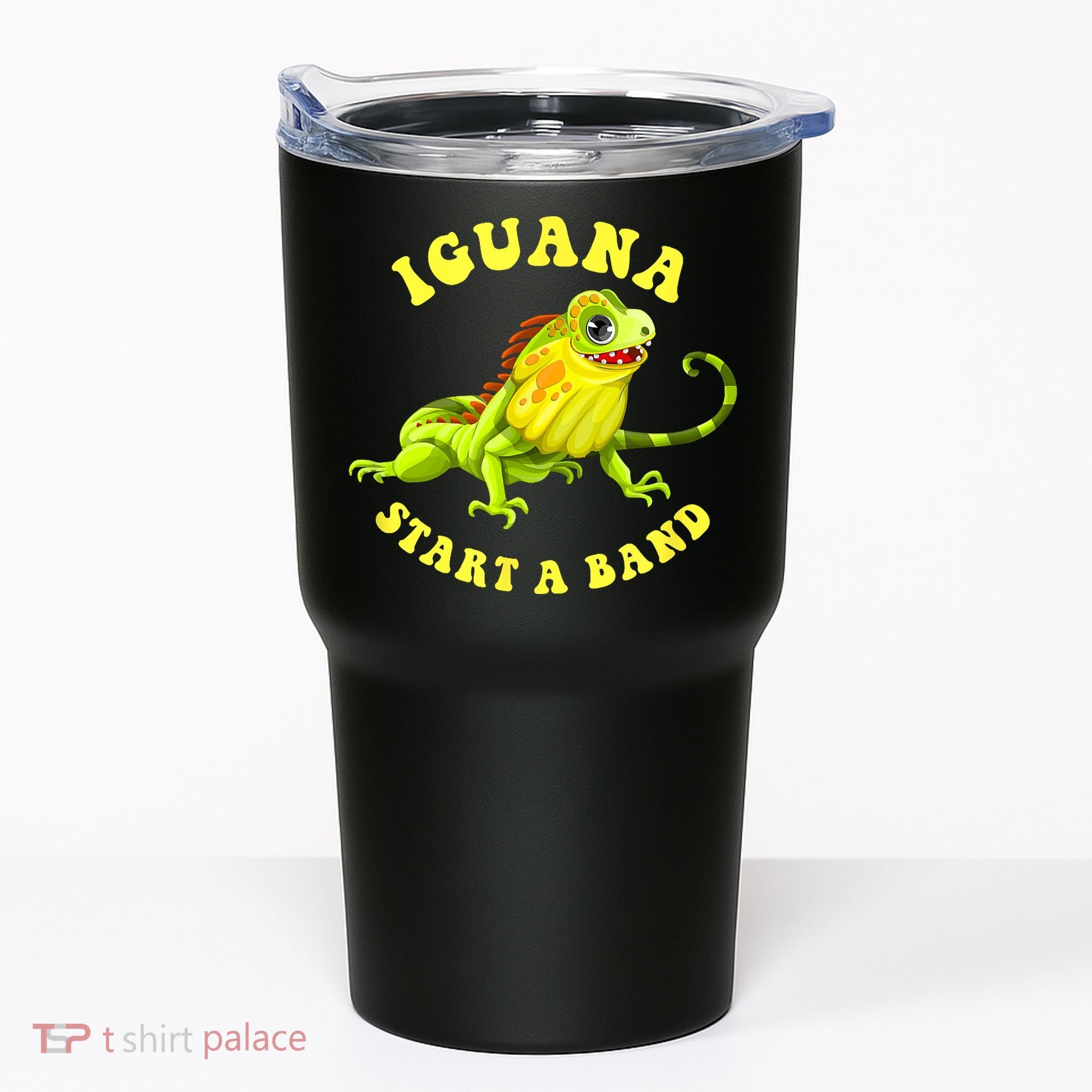 Iguana Start A Band Play On Words Pun Tumbler