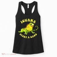 Iguana Start A Band Play On Words Pun Women's Tank Top thumb 0