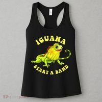 Iguana Start A Band Play On Words Pun Women's Tank Top thumb 3